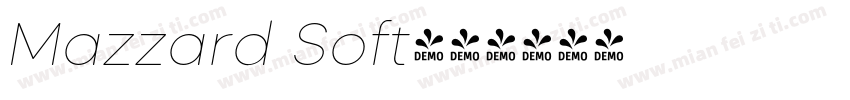 Mazzard Soft字体转换
